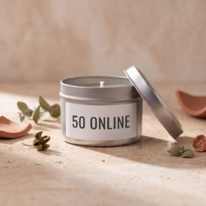 Hearth Travel Tin Candle