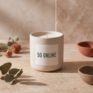 Linen & Sea Salt Candle