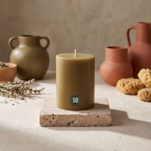 Olive Grove Pillar Candle