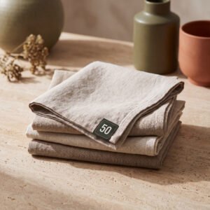 Stonewashed Linen Napkins, Set of 4